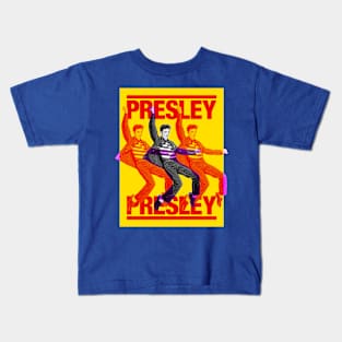 Riso Style Rock Poster King! Kids T-Shirt